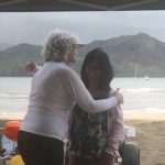 Greeting friends