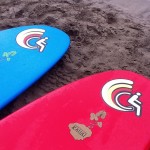 Red and Bleu Boards