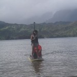 Sharon on SUP